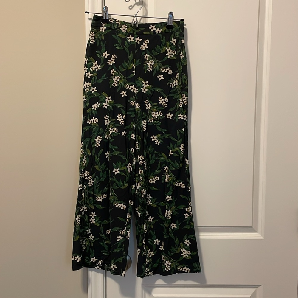 Marine Layer Kiley floral tropical print pants XS - Picture 2 of 5